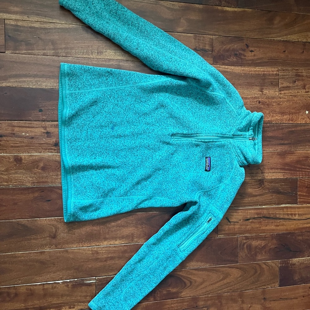 Patagonia Women's Teal Zip-Up Fleece